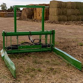 Skid Steer Hay Bale Squeezer Attachment 